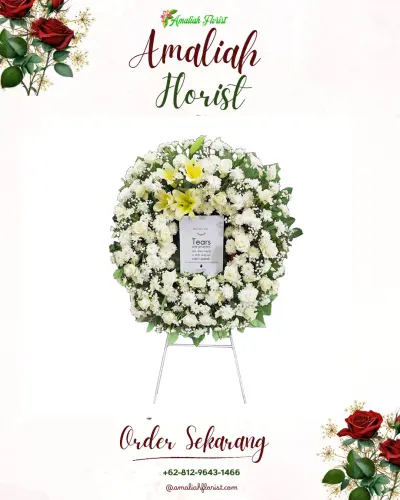 Krans Bunga Duka Cita di Banyuraden