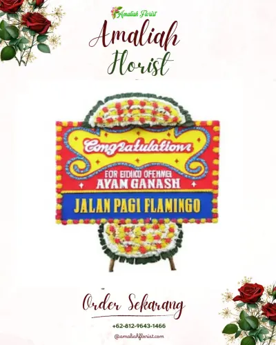Bunga Papan Congratulation di Banyuraden